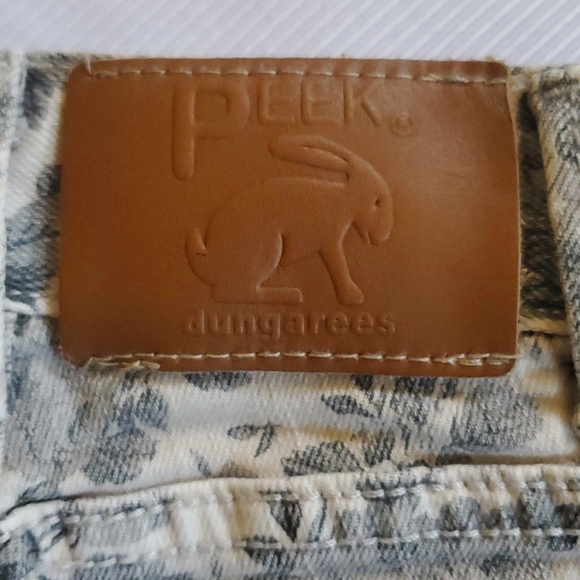 Peek Dungarees Floral Skinny Jeans Toddler Girls Size 2 - Picture 7 of 9